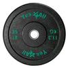 Yes4All 2" Bumper Plate, 10-190 LB Olympic Rubber Weight Plate with Steel Hub for WeightLifting, Strength Training, Home Gym, Less Impact, Absorb Bounce & Shock, Multiple Options, 25LB view 1