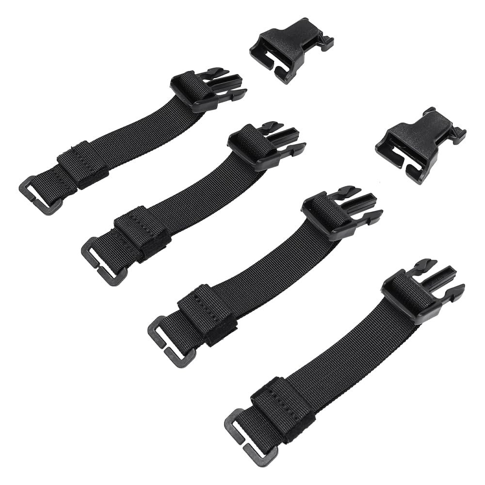 EMERSONGEAR Buckle Straps Set Adapter Kit For Tactical Chest Rig Tactical Combat Vest Airsoft Gear (Black)