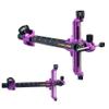 Archery Carbon Bar Recurve Bow Sight Adjustable 9 Inch T Shape Archery Shooting Target Sight for Left and Right Hand Professional Competition Recurve Bow Shooting (Right Hand, Purple) view 1