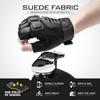 ZUNE LOTOO Fingerless Tactical Gloves for Men, Half Finger Motorcycle Gloves with Impact Protection, Black Palm Padded Safety Work Gloves for Paintball Airsoft Range Tac Female Women(X-Large) view 2