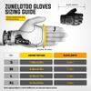 ZUNE LOTOO Fingerless Tactical Gloves for Men, Half Finger Motorcycle Gloves with Impact Protection, Black Palm Padded Safety Work Gloves for Paintball Airsoft Range Tac Female Women(X-Large) view 3