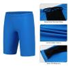 Xioker Boy Square Legs Swim Jammer with UPF50+,Youth Boy Jammer Swimming Shorts for Training(Navy Blue M) view 4