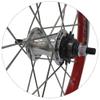 Folding Bike BMX Rim 16 Inch Bicycle Wheelset V- Brake Quick Release Bike Wheel Double Wall Rims for 7 8 9 10 Speed Cassette 1.5-2.1 Tires (Color : White, Size : 16inch) view 3