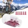 GOTOTOP Spoke Nipples, 100Pcs Aluminum Alloy Spoke Spoke Cover Cycling Accessory for Mountain Road, 2mm/0.08in Inner Diameter Spokes(Red) view 3