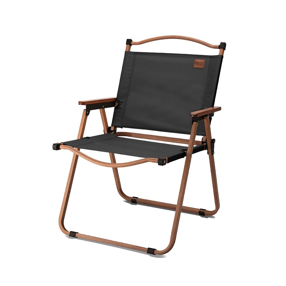 XLHWJCP Portable Camping Chair, with Handle, Heavy Duty Support 450 Lbs, Beach Chairs Backpack Chair for Outdoor Camping, Picnic, Beach, Fishing, Hiking, Travel, Sports (Black-B,20x20x30in)