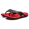 AnFeng Male Flip Summer Shoes Flops Men Shoes Slipper Beach Sandals Casual Flat Men's Slipper Men S Slippers Leather (Red, 10) view 3