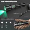 VASTFIRE USB-C Rechargeable Green Flashlight Zoomable 1000 Yard Pressure Switch Scope Rail Mount Hogs Predators Night Hunting (30) view 3
