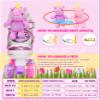 Unicorn Doll Kids Toddler Roller Skates for Girls,WESKIFAN Quad Skating Shoes with Shiny Light up Wheels&Adjustable Sizes Beginners rollerskates for Birthday Xmas Gifts,Patines para Nias Nios view 4