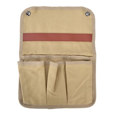 Mumusuki Camping Chair Armrest Hanging Storage Pouch Snack Bag for Outdoor Folding Camping Chair Caddy Seat Arm Rest Cup Holder Shoulder Side Tote Bag(Khaki)