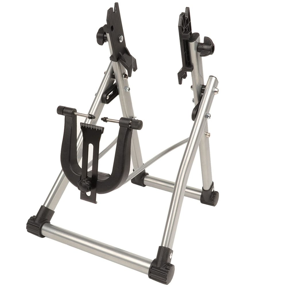 Wheel Truing Stand, Sturdy and Aluminum Alloy Repair Maintenance Support Tool, Foldable Intelligent Wheel Maintenance Cycling Accessory