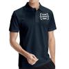 Xiovio Customize Custom Men's Polo Shirts Golf Jersey Tees | FrontBack Embroidery Personalized with Logo | Navy M view 1