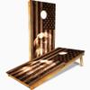 PRO Cornhole Boards, Impact Brace & Handle Cornhole Boards- 10+ Designs Cornhole Set - Handemade in USA, Tournament 2x4 Regulation Premium Baltic Birch Boards for Bean Bag toss, and Tournaments view 1