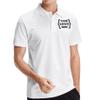 Xiovio Customize Custom Men's Polo Shirts Golf Jersey Tees | FrontBack Embroidery Personalized with Logo | White M view 1