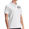 Xiovio Customize Custom Men's Polo Shirts Golf Jersey Tees | FrontBack Embroidery Personalized with Logo | White M view 3