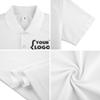 Xiovio Customize Custom Men's Polo Shirts Golf Jersey Tees | FrontBack Embroidery Personalized with Logo | White M view 4