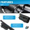 Nightstick SFL-13GL Shotgun Forend Light with Green Laser - 1200 Lumens Forend Light for Remington 870/TAC-14 - IP-X7 Waterproof Impact & Chemical Resistant - 2 CR123 Batteries  Black view 4