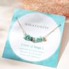 COLORFUL BLING Gold Plated Dainty Beaded Crystal Necklace Purple Natural Healing Chakra Stone Choker Necklace for Women Spiritual Reiki Quartz Jewelry-green ne view 2