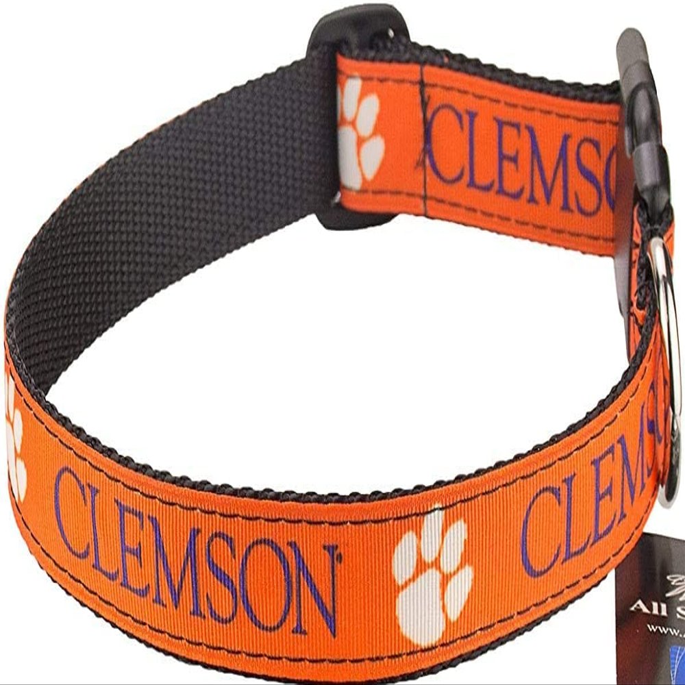College Dog Collar (Extra Small, Clemson)