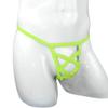 Bikini Panties Micro G-Strings Waist Men'sLow Briefs Male Ice Sexy Silk Mens Sexy Maid Costume Red (Green, One Size) view 2