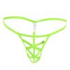 Bikini Panties Micro G-Strings Waist Men'sLow Briefs Male Ice Sexy Silk Mens Sexy Maid Costume Red (Green, One Size) view 3