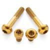Terske Gold Titanium Brake & Shift Lever Mountain Bike Bolt Kit fits SRAM Matchmaker view 4