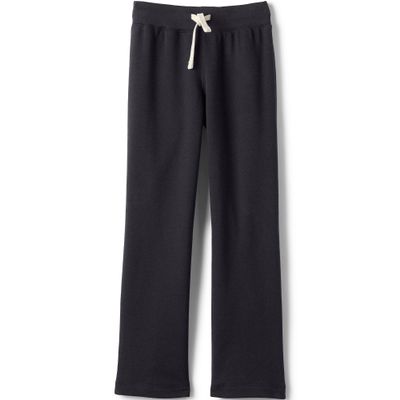 Lands' End Uniform Girls Sweatpant Black Kids X-Small