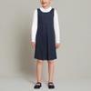 Lands' End Girls Ponte Pleat Jumper Top of Knee 16 Classic Navy view 4
