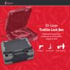 Hornady Treklite Combination Lock Box XXL, 95260 - Travel Safe Lightweight Gun Lock Box with Dual 4-Digit TSA Combination Locks - Protects Firearms, Ammo, & Valuables - 12.2 x 10.1 x 3.3 Inches view 2