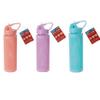 1 Sports Water Bottle Biking Wide Mouth Double Wall Flip Straw 700mL Travel Gym view 3