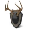 Hunters Specialties Antler Skull Cap Mount - Lightweight Resin Design, 2-Piece Construction, Hardware Included view 1