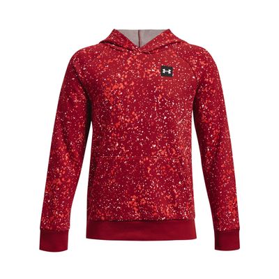 Boys' UA Rival Fleece Printed Hoodie Medium