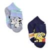 Bluey Baby Boys 10-pack Quarter Socks, Navy Blue, 2-4T US view 4
