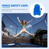 Plastic Trampoline Pole Caps 6 Pack Enclosure Pole Cap Trampoline Accessories view 3