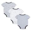 Little Me Baby Boys 3-pack 100% Cotton Scratch Free Tag Onesies, Cuddly Puppy, 6 Months US view 2