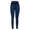 Women's Vintage Sexy Lace Leggings High Waist Mesh Panel Side Skinny Yoga Pants Gothic Clubwear Casual Tight Pants Dark Blue view 4