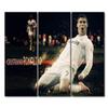 TISHIRON Football Star Canvas Wall Art CR7 Poster Painting Cristiano Ronaldo Competition Artwork 3 Pieces Home Decor for Living Room Dining Bedroom Prints Ready to Hang 42x28 in view 2