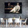 TISHIRON Football Star Canvas Wall Art CR7 Poster Painting Cristiano Ronaldo Competition Artwork 3 Pieces Home Decor for Living Room Dining Bedroom Prints Ready to Hang 42x28 in view 4