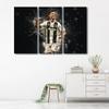 3 Pieces Cristiano Ronaldo Canvas Art Wall Framed CR7 Poster Decorative Pictures Painting Modern Home Decor for Living Room Bedroom Dining Print Ready to Hang 60x40 in view 2