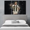 3 Pieces Cristiano Ronaldo Canvas Art Wall Framed CR7 Poster Decorative Pictures Painting Modern Home Decor for Living Room Bedroom Dining Print Ready to Hang 60x40 in view 3