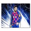 3 Panel Soccer Star Canvas Wall Art Lionel Messi Paintings Inspirational Painting Wall Art Gallery Wrapped Canvas Prints Decor for Living Room Office Bedroom Posters Framed Ready to Hang 60x40 in view 1
