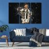 3 Pieces Cristiano Ronaldo Canvas Art Wall Framed CR7 Poster Decorative Pictures Painting Modern Home Decor for Living Room Bedroom Dining Print Ready to Hang 36x24 in view 2