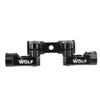 AMEYXGS Archery Bow Stabilizer Single Side V-bar Fully Adjustable V-Bar Mount Quick Disconnect Bow Rod Stabilizer (Black/Double v bar) view 2