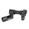 AMEYXGS Archery Bow Stabilizer Single Side V-bar Fully Adjustable V-Bar Mount Quick Disconnect Bow Rod Stabilizer (Black/Double v bar) view 3