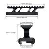 ohhunt Picatinny Riser Red dot Scope Rail Riser Mount 1.1 inch High Black view 3