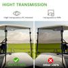 10L0L Golf Cart Folding Clear Windshield for EZGO TXT 1995-2013, Fold Down Upgrade Thickened Polycarbonate (PC) High Strength Impact Resistance view 3