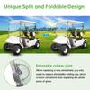 10L0L Golf Cart Folding Clear Windshield for EZGO TXT 1995-2013, Fold Down Upgrade Thickened Polycarbonate (PC) High Strength Impact Resistance view 4