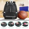 BROTOU Basketball Backpack, Large Basketball Bag with Shoes and Ball Compartment, Soccer Backpacks for Football/Volleyball (Black) view 3