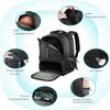 BROTOU Basketball Backpack, Large Basketball Bag with Shoes and Ball Compartment, Soccer Backpacks for Football/Volleyball (Black) view 4