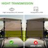 10L0L Golf Cart Windshield, Folding EZGO TXT Windscreen, Thick Golf Cart Windscreen Kit, Upgrade Polycarbonate (PC) High Strength Impact Resistance, Fits EZGO TXT 1995-2013 view 3