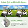 10L0L Golf Cart Windshield, Folding EZGO TXT Windscreen, Thick Golf Cart Windscreen Kit, Upgrade Polycarbonate (PC) High Strength Impact Resistance, Fits EZGO TXT 1995-2013 view 4